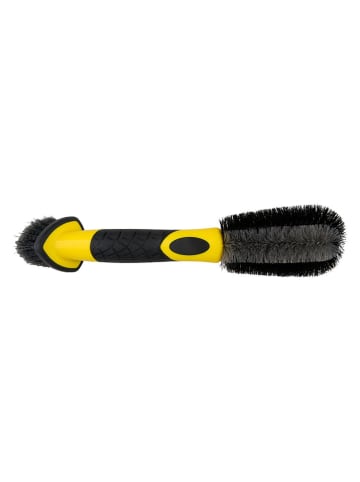 Autofelgenbürste in Schwarz/ Gelb - (L)35 cm