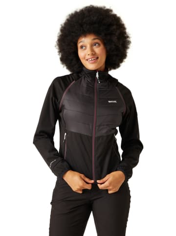 Hybridjacke "Steren" in Schwarz