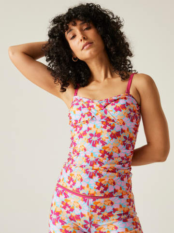 Tankini "Aceana" in Pink/ Orange/ Hellblau