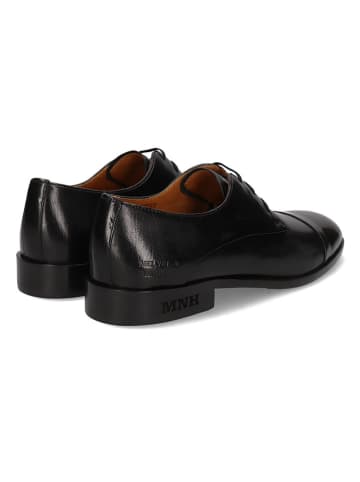 Leder-Schnürschuhe "Primo 2" in Schwarz