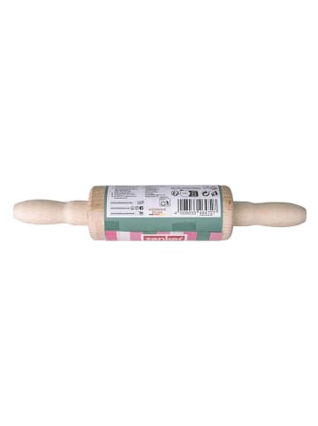 Wałek "Patisserie Mini" w kolorze beżowym - wys. 11 x Ø 4,5 cm
