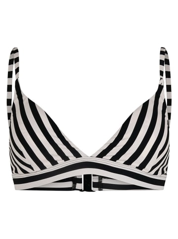 Biustonosz bikini w kolorze czarno-białym