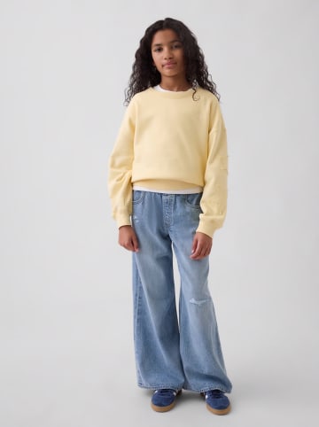 Sweatshirt in Gelb