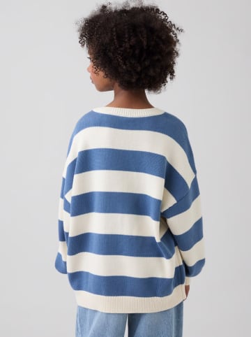 Trui blauw/crème