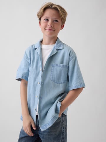 Jeanshemd in Hellblau