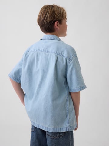 Jeanshemd in Hellblau