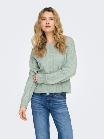 Sweter w kolorze zielonym