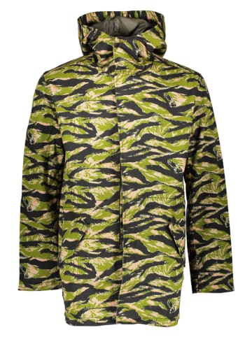 Parka "Camo" w kolorze zielonym
