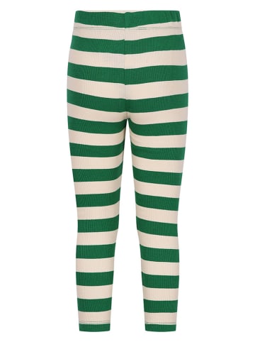 Legging "Zane" crème/groen