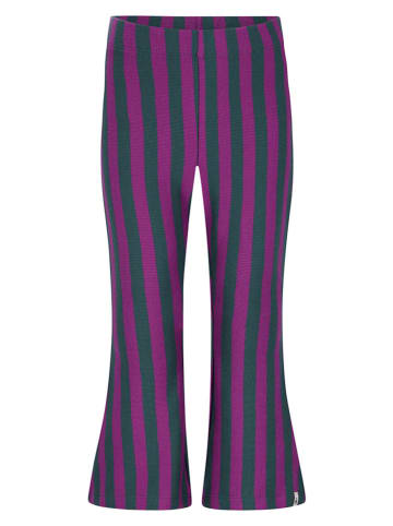 Schlagleggings "Nena" in Lila/ Grün