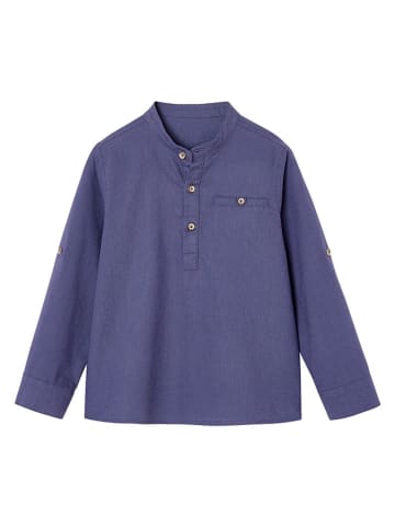 Blouse blauw