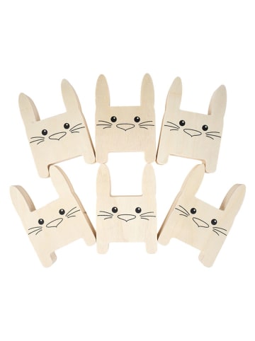 Kartenhalter ''Hase'' - 6 Stück