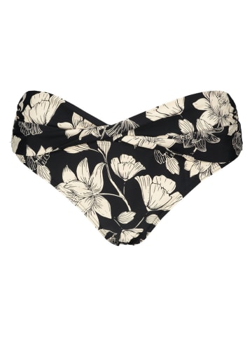 Figi bikini w kolorze czarno-kremowym