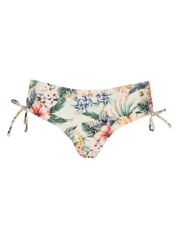 Bikini-Hose in Creme/ Bunt