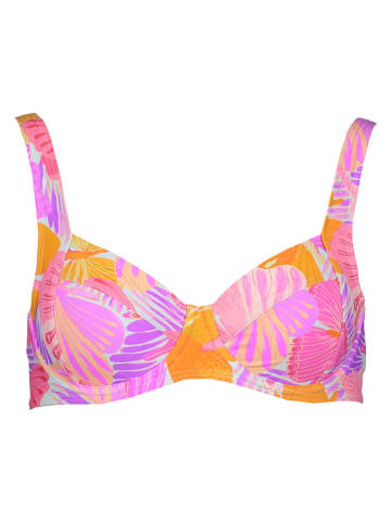 Bikini-Oberterteil in Lila/ Orange