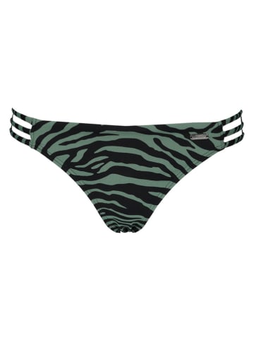 Figi bikini w kolorze oliwkowo-czarnym