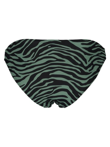 Figi bikini w kolorze oliwkowo-czarnym