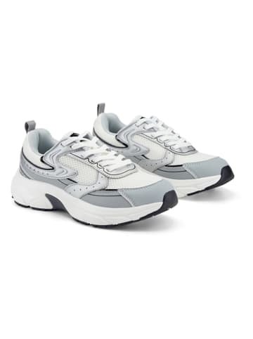 Sneakersy w kolorze szaro-białym