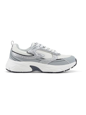 Sneakers grijs/wit