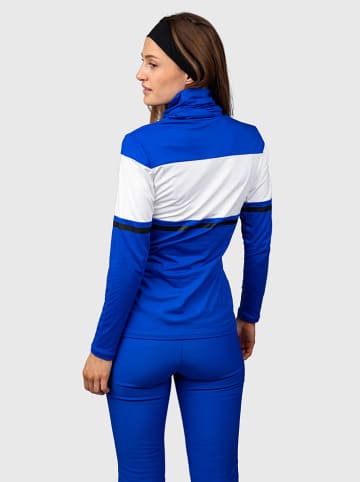 Bluza polarowa "Kohlka" w kolorze niebiesko-białym