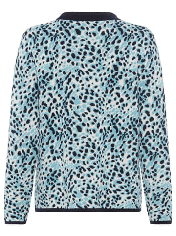 Sweter w kolorze turkusowym
