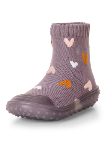 Abenteuer-Socken in Lila