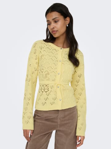 Cardigan in Gelb