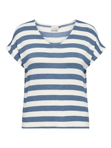 Shirt blauw/wit