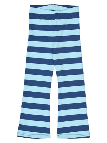Spodnie dresowe "Stripe" w kolorze błękitno-granatowym