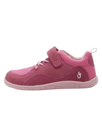 Skórzane buty w kolorze różowym do chodzenia na boso