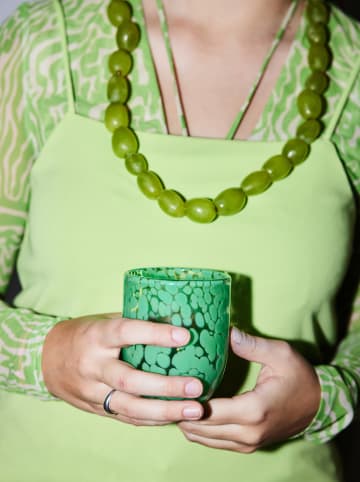 Szklanki (2 szt.) "Messy" w kolorze zielonym - .300 ml