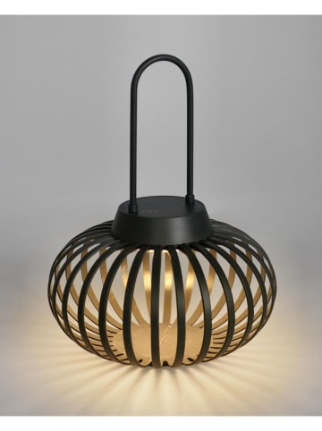 Dekoracyjna lampa LED "Saryn" w kolorze szarym - wys. 26 x Ø 20 cm