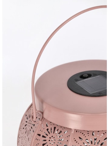 Solar-Leuchte "Naira" in Rosa - (H)20 x Ø 20 cm