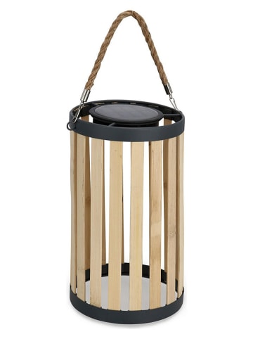 Solar-Leuchte "Arvel" in Beige - (H)29 x Ø 16,5 cm