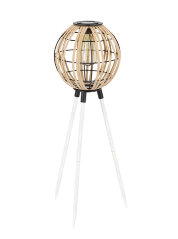 Lampa solarna "Kiki" w kolorze beżowym - wys. 66 x Ø 22 cm