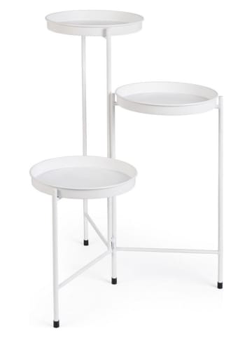 Stojak "Henley" w kolorze białym na rośliny - 47,5 x 60 x 42,5 cm