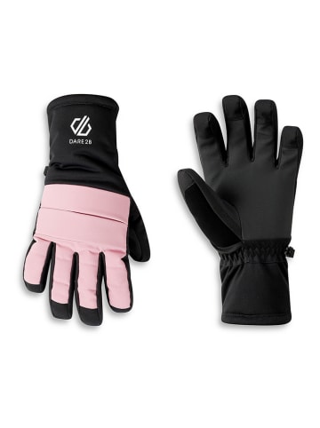Ski-/ Snowboardfingerhandschuhe "Freeride" in Rosa/ Schwarz