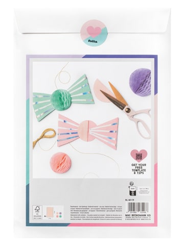 Wabenpapier "Pastel" - 4 Stück - ab 6 Jahren