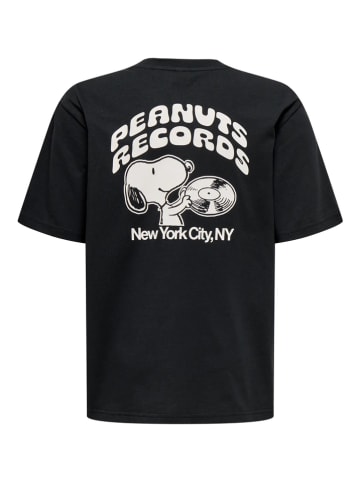 Shirt "Peanuts" zwart