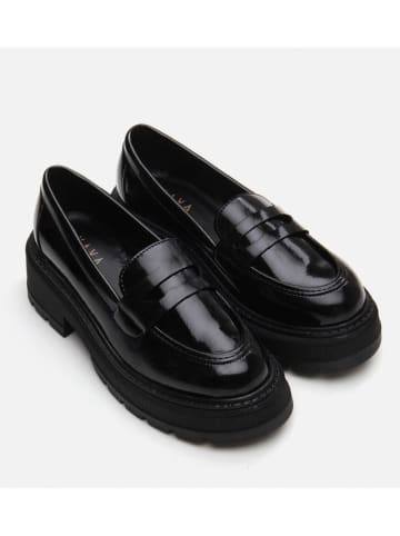 Mokassins in Schwarz