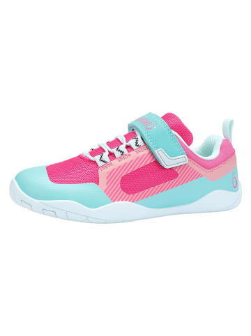 Barefootschoenen turquoise/roze