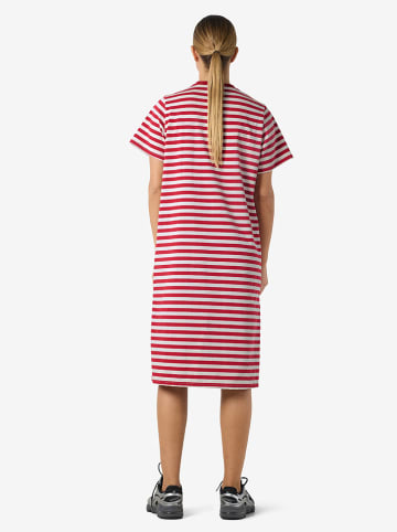 Kleid "Ember" in Rot/ Weiß