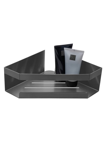Eckablage "Meleto" in Grau - (B)18 x (H)8 x (T)28,5 cm