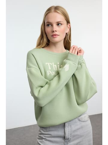 Bluza w kolorze zielonym