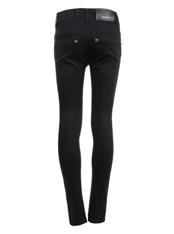 Dżinsy - Skinny fit - w kolorze czarnym