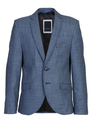 Blezer - Slim fit - w kolorze niebieskim