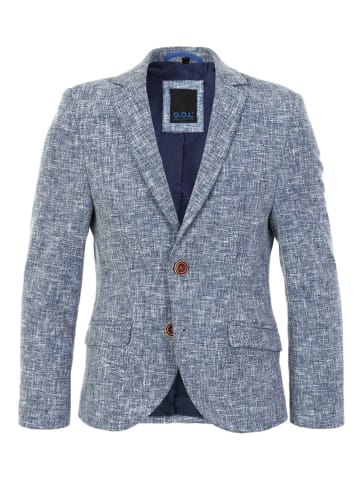 Blazer - slim fit - blauw