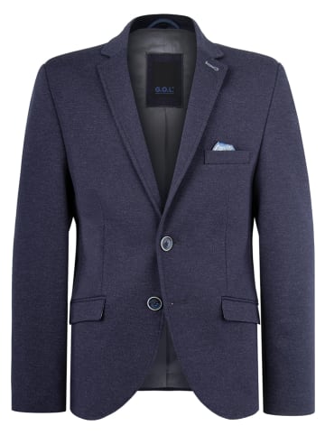 Blazer - regular fit - donkerblauw