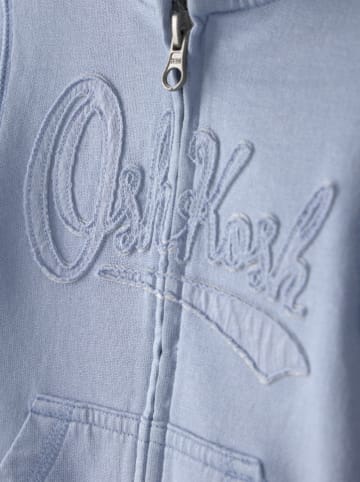 Sweatjacke in Hellblau