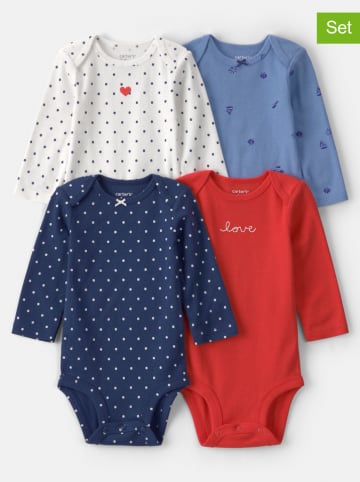 4-delige set: rompers meerkleurig